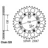 Kit Chaine Origine Honda Slr 650 1997-1998 14x43 - 520 Avec Joints Toriques