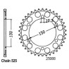 Kit Chaine Origine Honda Xlv 700 Transalp 2008 - 15x47 - 525 Avec Joints Toriques
