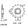 Kit Chaine Husaberg FE 390 Enduro - 13x52 - 520 Sans Joints Toriques