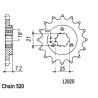 Kit Chaine Origine Suzuki Dr 650 R/Rse 1990-1995 16x42 - 520 Avec Joints Toriques