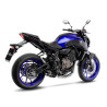 Ligne Complète  LV ONE EVO Fibre de Carbone MT-07/FZ-07 - Non Homologué
