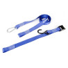 Sangles d'Arrimage Doubles BLUE FORCE (x2) avec Mousqueton + Crochet Sécurité -