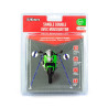 Sangles d'Arrimage Doubles BLUE FORCE (x2) avec Mousqueton + Crochet Sécurité -