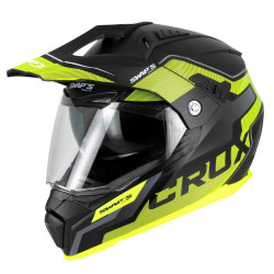 Casques Enduro Crux  S789 Noir Jaune XS