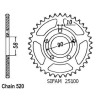 Pneu 110/90 - 17 NHS 62M  TT SCORPION MX32 MID HARD