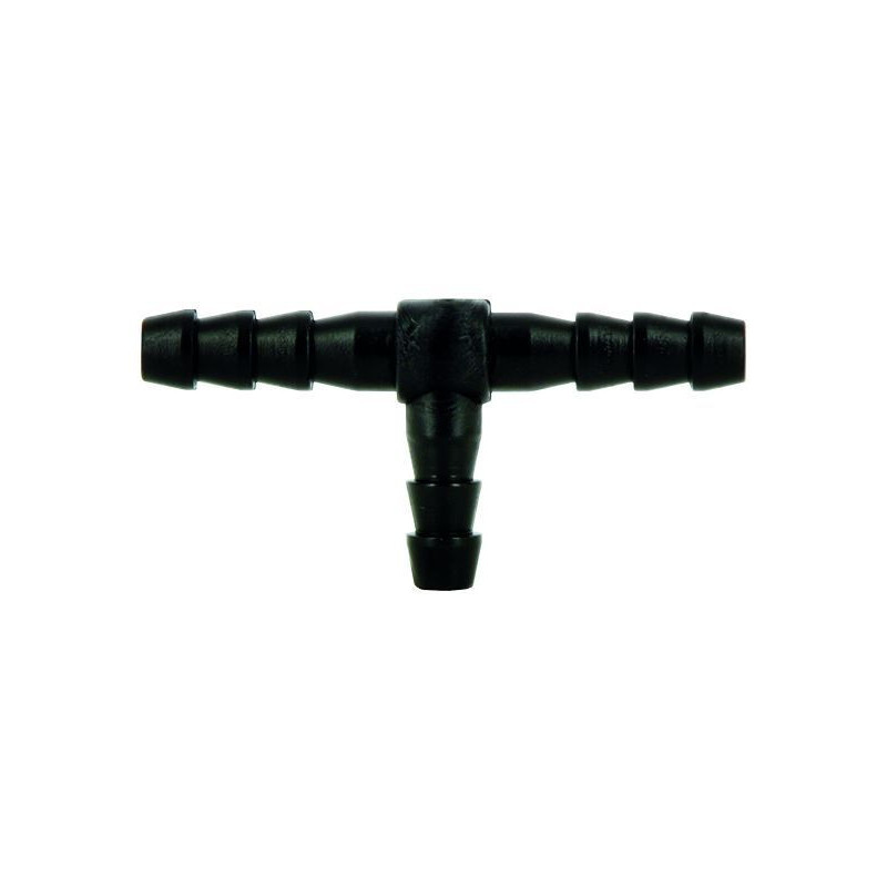 Raccord en T pour durite Ø 8mm