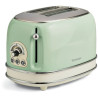 TOASTER 2 FENTES 810W VINTAGE VERT