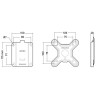 ERARD - Support mural fixe 043010
