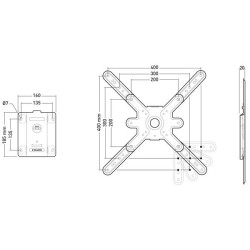 ERARD - Support mural fixe 043040