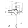 ERARD - Support mural fixe 044042