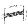 MELICONI - Support mural fixe GSS600PLUSFBCG