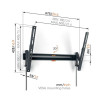 VOGEL'S - Support mural inclinable TVM3615