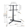 VOGEL'S - Support pied TVS3690