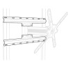 ERARD - Support mural orientable 043490