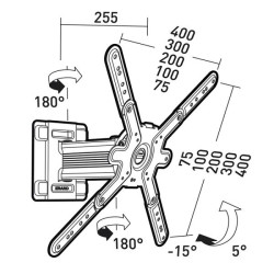 ERARD - Support mural orientable 043340