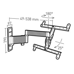 ERARD - Support mural orientable 048340