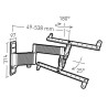 ERARD - Support mural orientable 048360