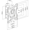 MBG FRANCE - Support mural orientable H2342/1A