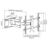 MBG FRANCE - Support mural orientable H3270-3A