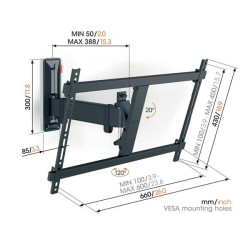 VOGEL'S - Support mural TVM3625