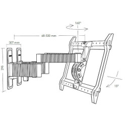 ERARD - Support mural orientable 048390
