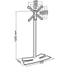 ERARD - Pied TV 038242