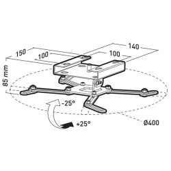 ERARD - Support vidéoprojecteur 002427
