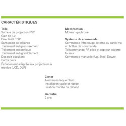 INSTALL - Ecran Motorisé - INSMOT240C3