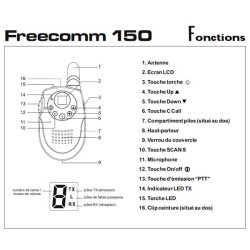 PRESIDENT ELECTRONICS - Talkie-Walkie - TXMS150
