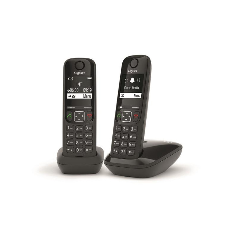 GIGASET - Téléphone résidentiel AS690DUONOIR