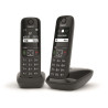 GIGASET - Téléphone résidentiel AS690DUONOIR