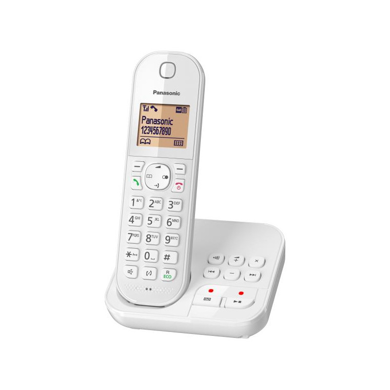 PANASONIC - Téléphone résidentiel avec répondeur - KXTGC420FRW