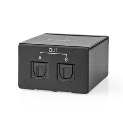 NEDIS - Répartiteur audio optique - ASPL2512BK