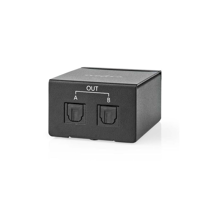 NEDIS - Répartiteur audio optique - ASPL2512BK