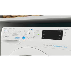 INDESIT - Lave-linge séchant BDE76435WVFR