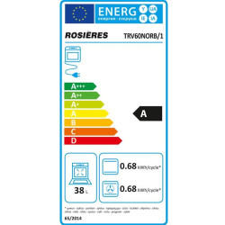 ROSIERES - Lave-vaisselle combiné cuisson TRV60NORB/1