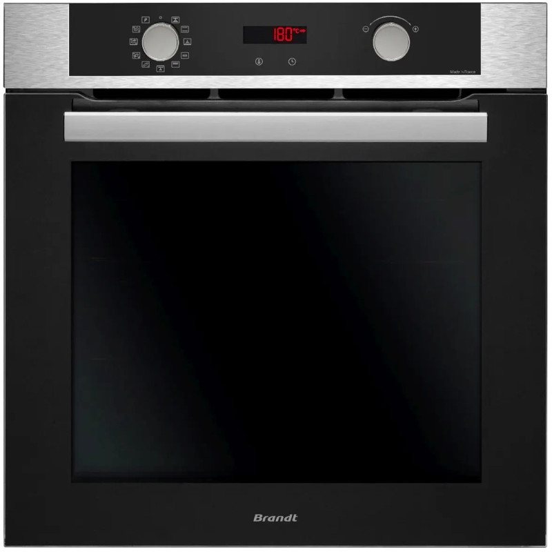 FOUR MULTIFONCTIONS PYROLYSE 67L CLASSE A+ INOX/NOIR