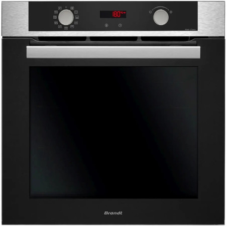 FOUR MULTIFONCTIONS PYROLYSE 67L CLASSE A+ INOX/NOIR