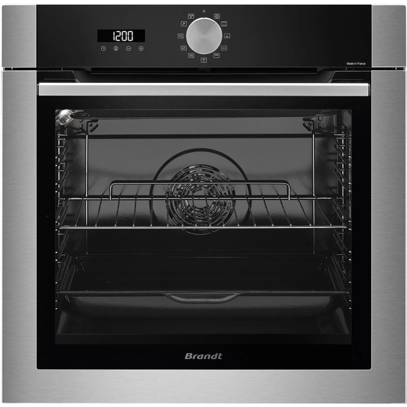 FOUR MULTIFONCTIONS PYROLYSE 73L CLASSE A+ NOIR/INOX