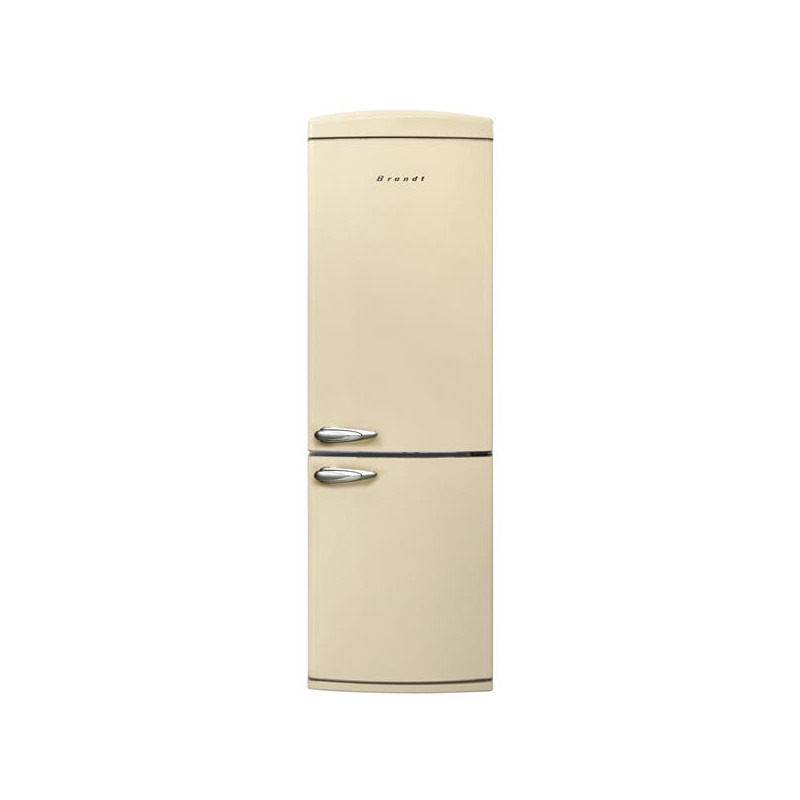BRANDT - Réfrigérateur combiné BVC8661NV