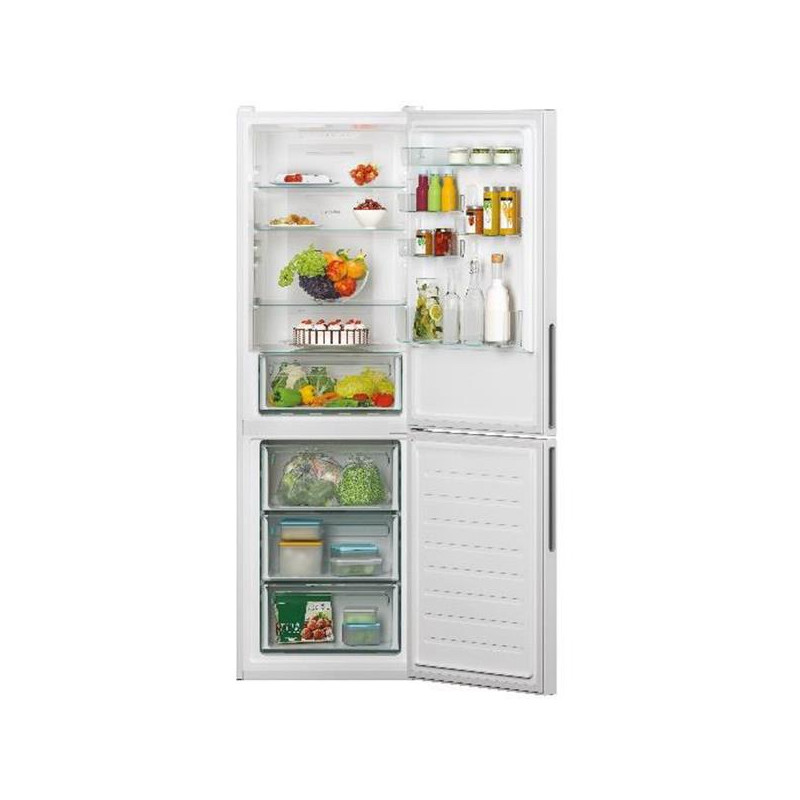 CANDY - Réfrigérateur combiné CCE3T618EW