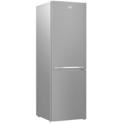 RÉFRIGÉRATEUR COMBINÉ 223+120L H185,2XL59,5CM CLASSE E GRIS ACIER