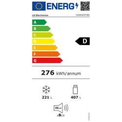 LG - Réfrigérateur américain GSXE80PYBD