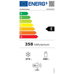 LG - Réfrigérateur multiportes GMJ960MBJE