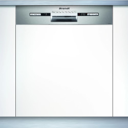 LAVE-VAISSELLE INTÉGRABLE 12 COUVERTS 47dB CLASSE E BANDEAU INOX