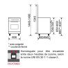 GLEM - Cuisinière gaz GA660CMIX