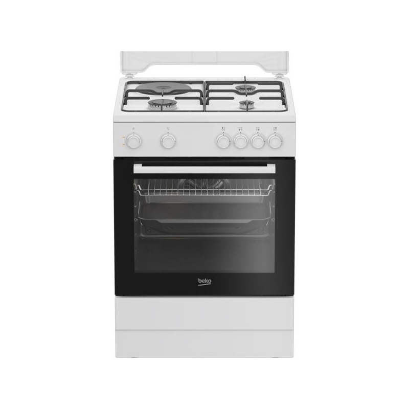 BEKO - Cuisinière mixte  FBS63121WD