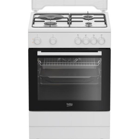 BEKO - Cuisinière mixte  FBS63121WD