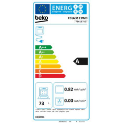 BEKO - Cuisinière mixte  FBS63121WD