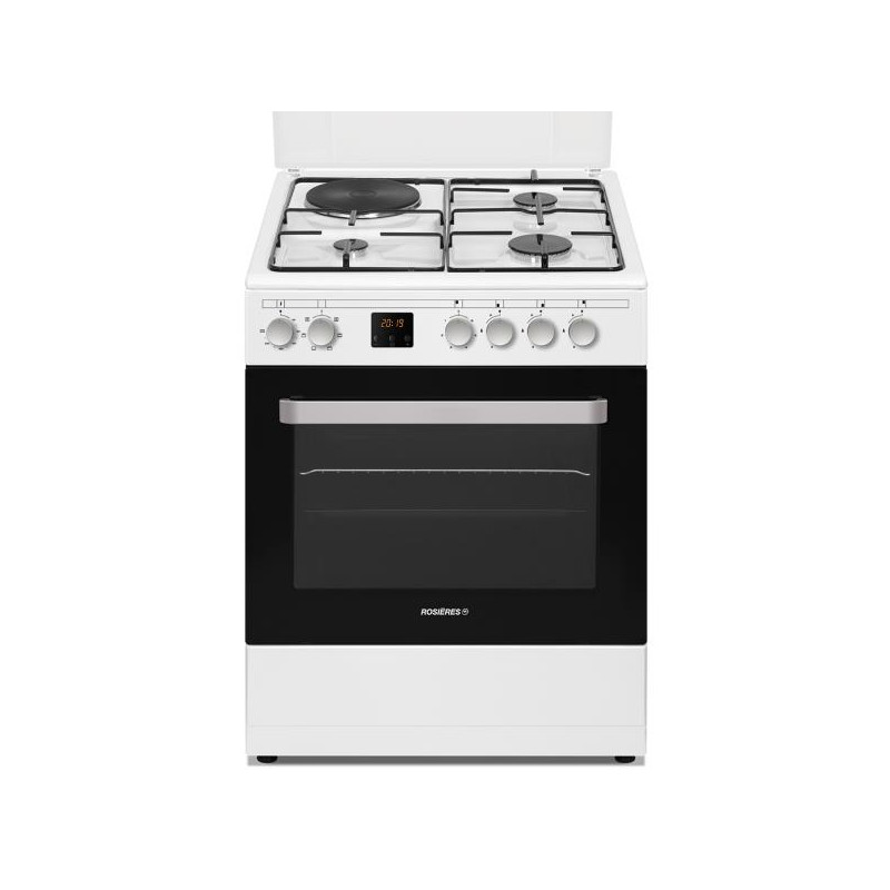 ROSIERES - Cuisinière mixte RGE660CMW/E